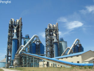 Limestone Clay 500TPD Dry Process Rotary Kiln Cement Plant
