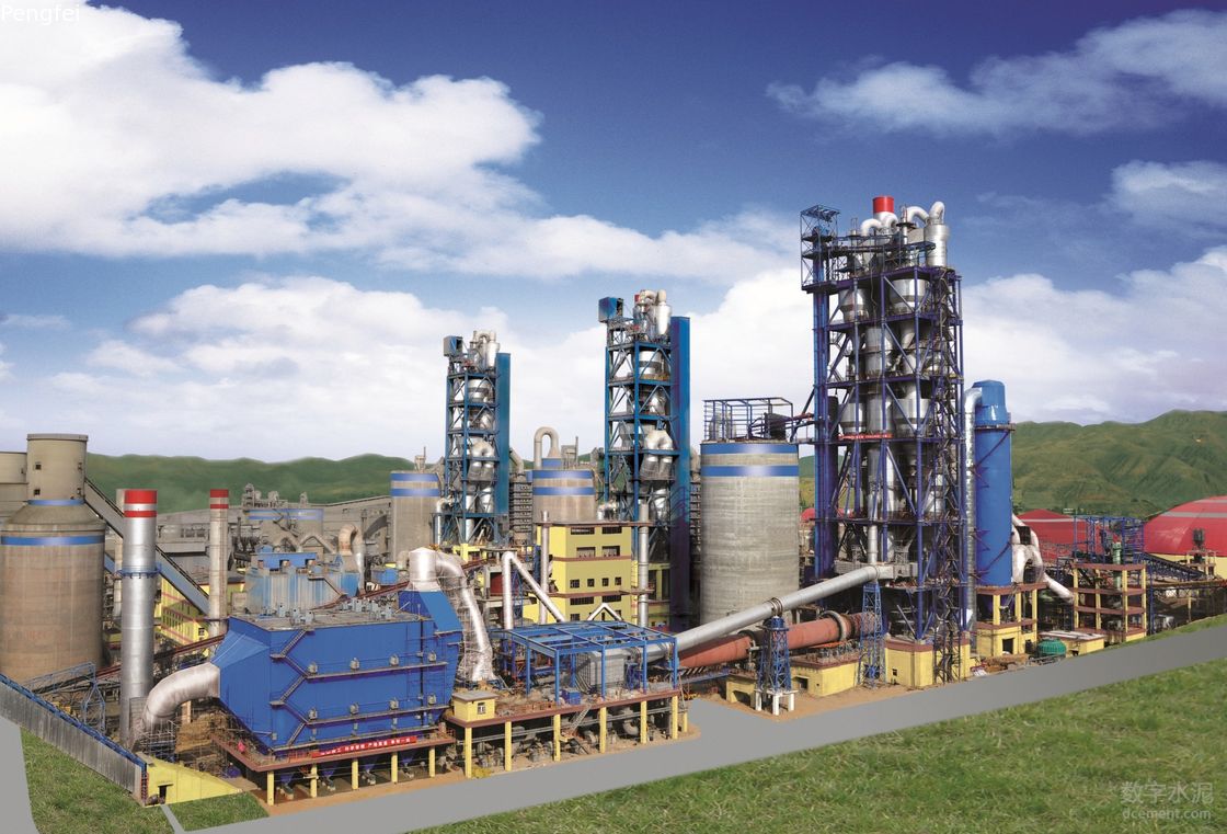3500 tpd Dry Process Cement Clinker Grinding Plant