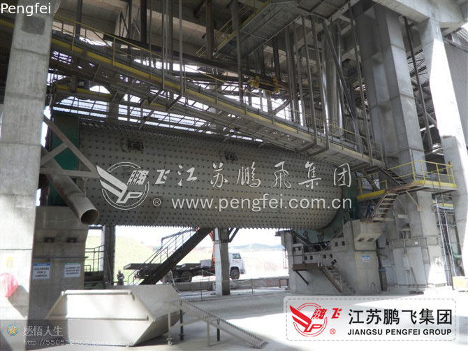 Dry Process  Φ3.4 Q235A 11m Ball  Industrial Grinding Mill