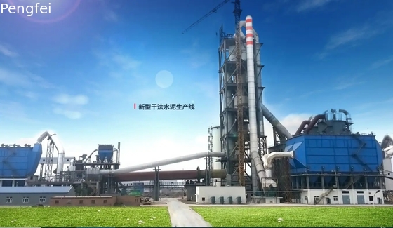 Dry process cement factory 100tph clinker grinding station with ball mill